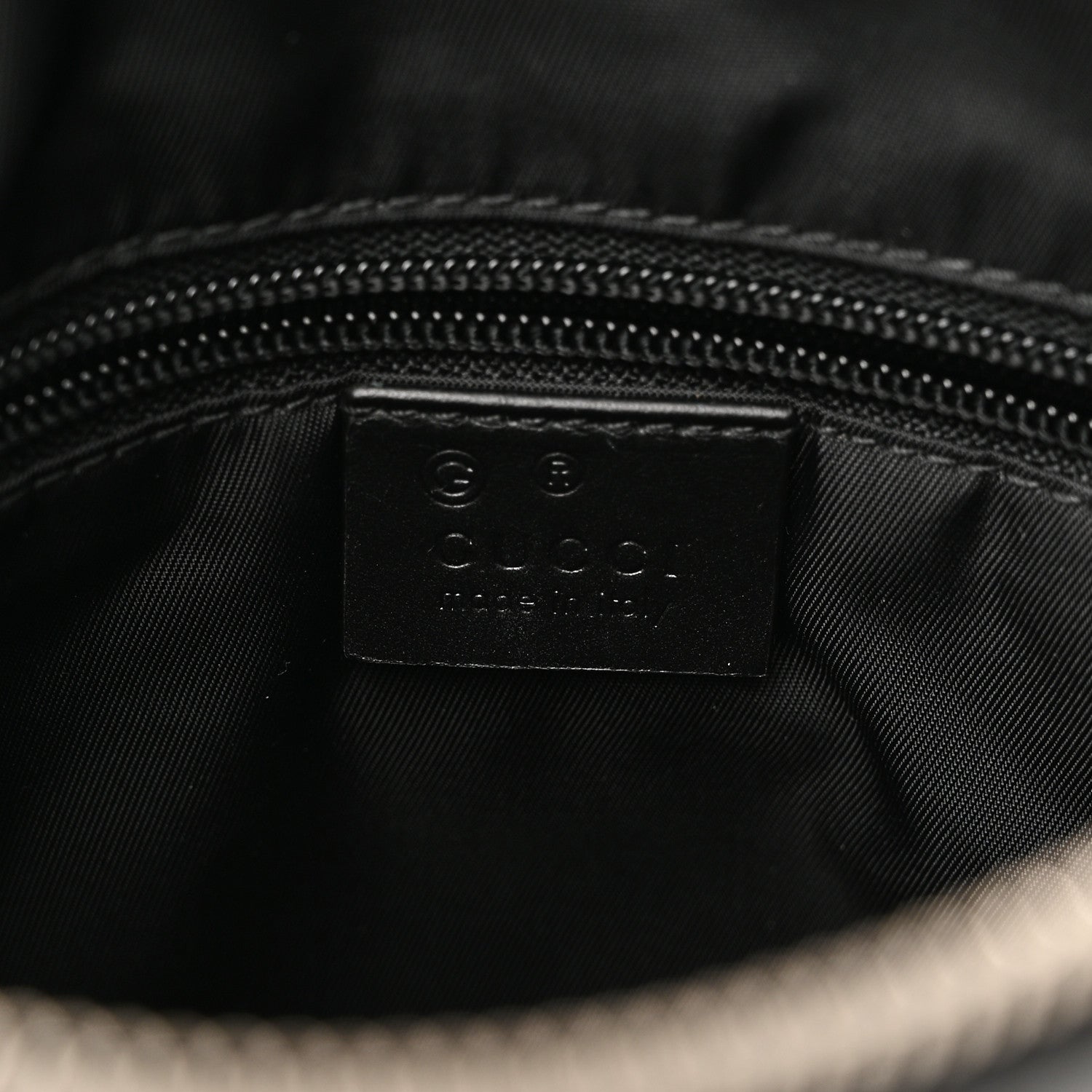 Gucci Techno Canvas Selleria Calfskin Web Small Flat Messenger Bag Black 6 of 10