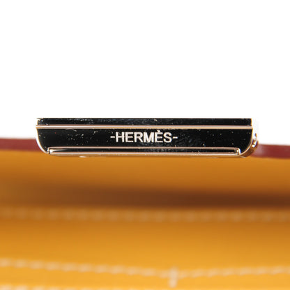 Hermes Tadelakt Lizard Constance Short Wallet Paille Ficelle 10 of 11