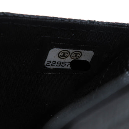 Chanel Caviar Quilted Boy Card Holder Wallet Black 8 of 8