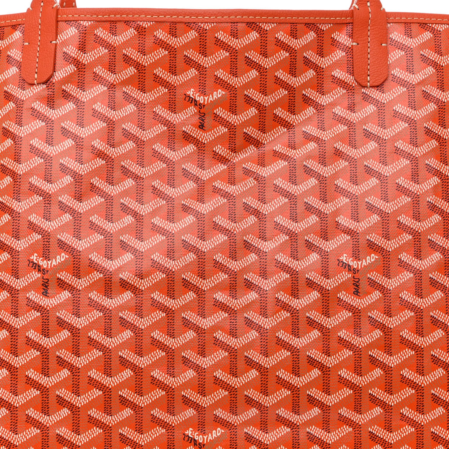 Goyard Goyardine Saint Louis GM Orange 10 of 12