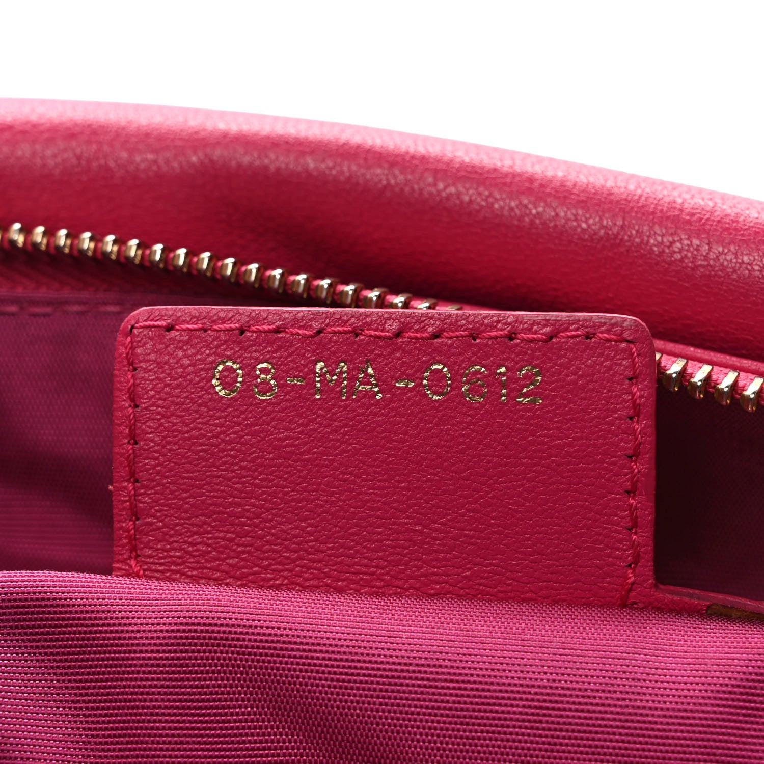 Christian Dior Lambskin Cannage Medium Granville Tote Fuchsia 7 of 11