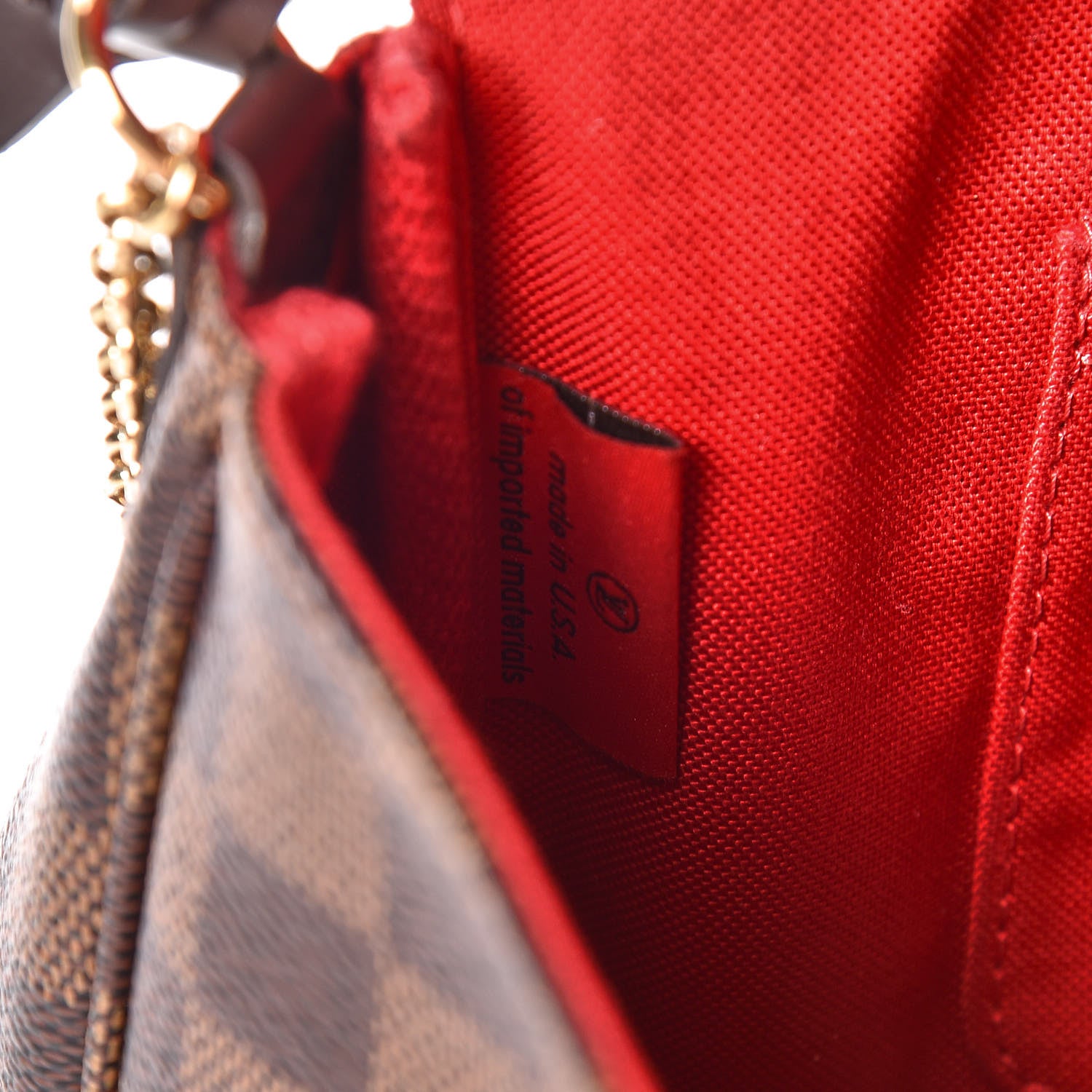 Louis Vuitton Damier Ebene Favorite MM 7 of 12