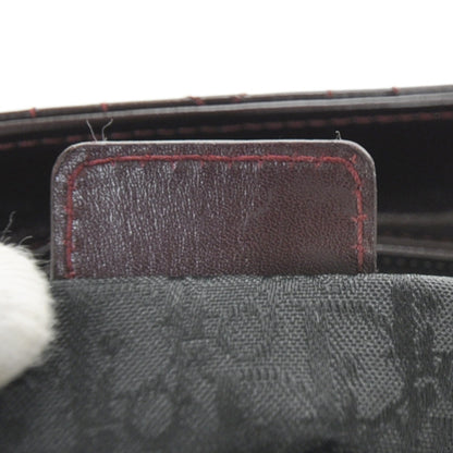 Christian Dior Leather Cannage Large Lady Dior Burgundy 8 of 8