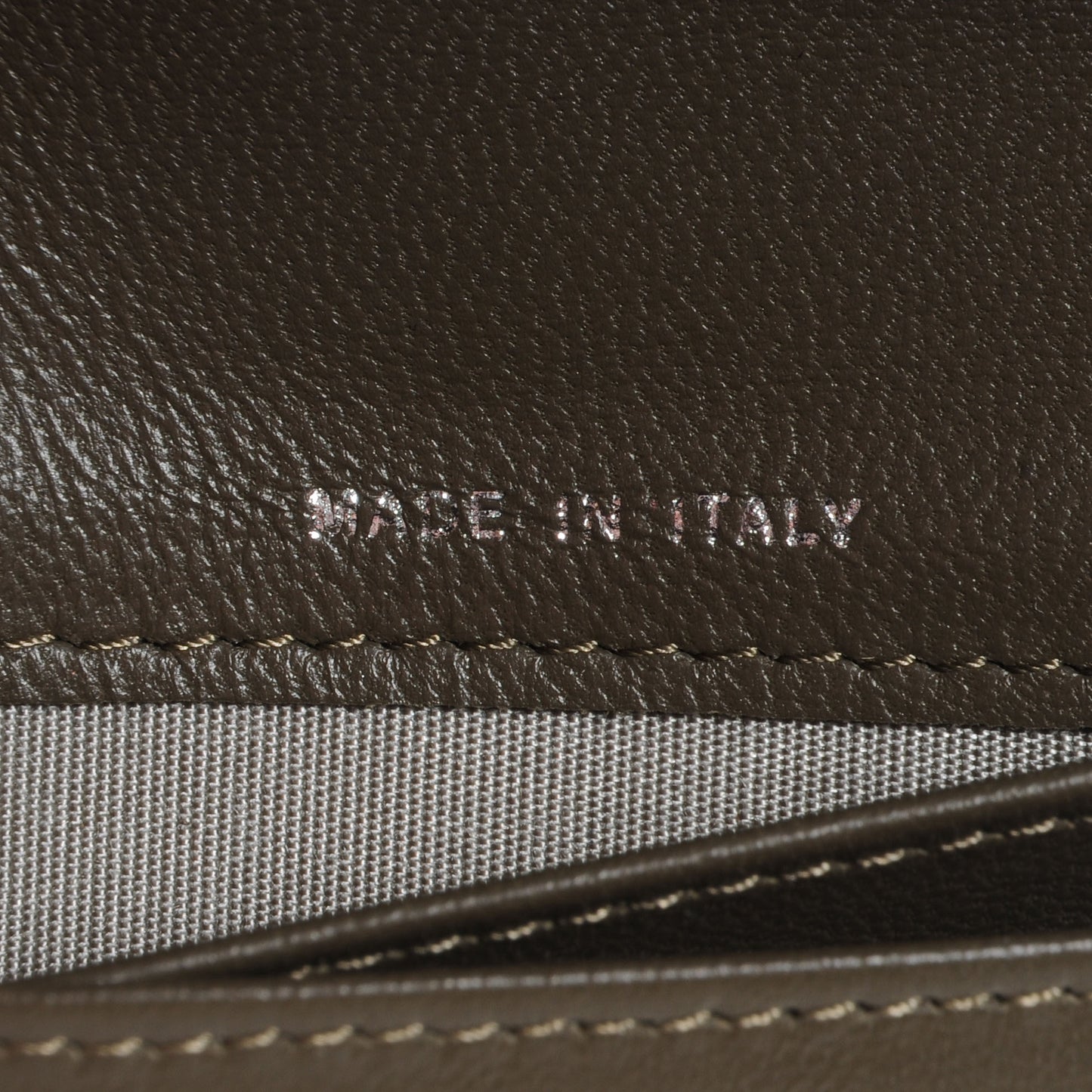 Lambskin Quilted Boy Yen Wallet Dark Green