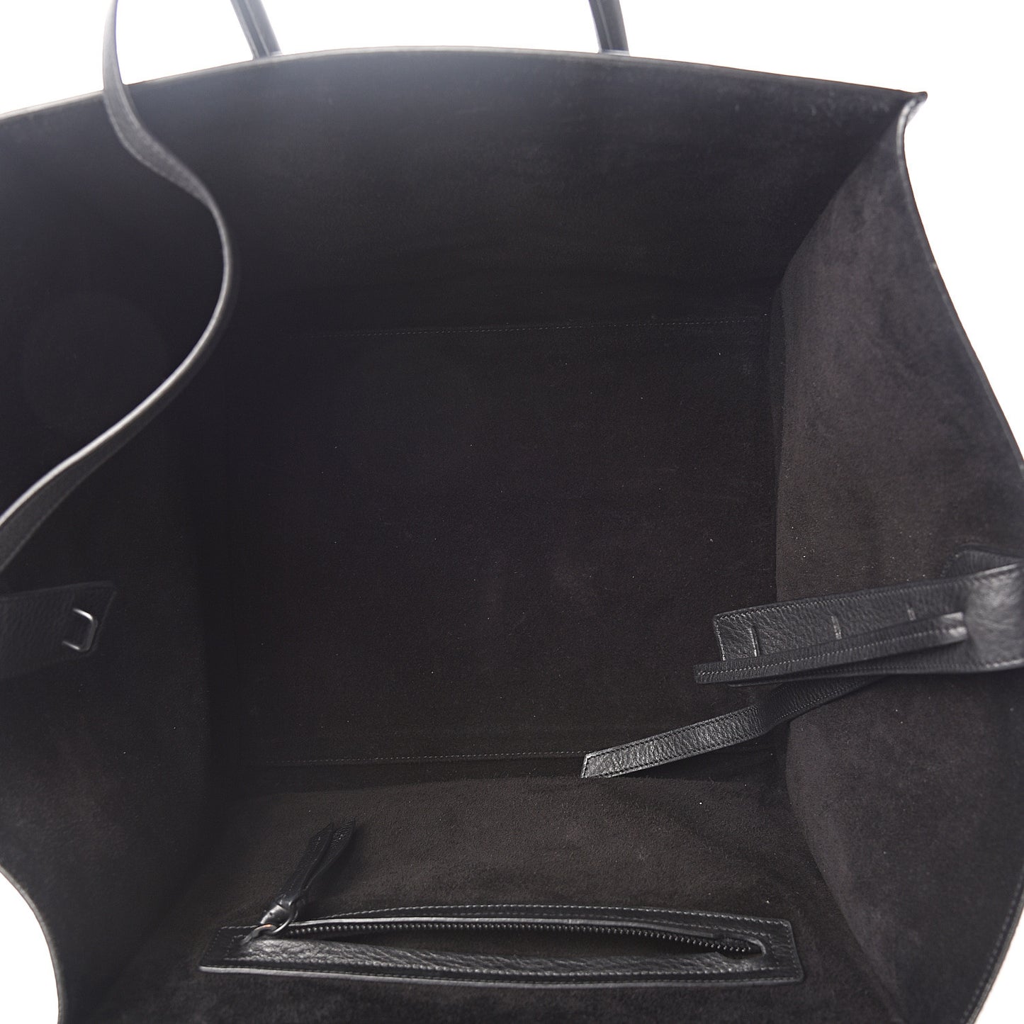 Supple Calfskin Medium Phantom Luggage Black