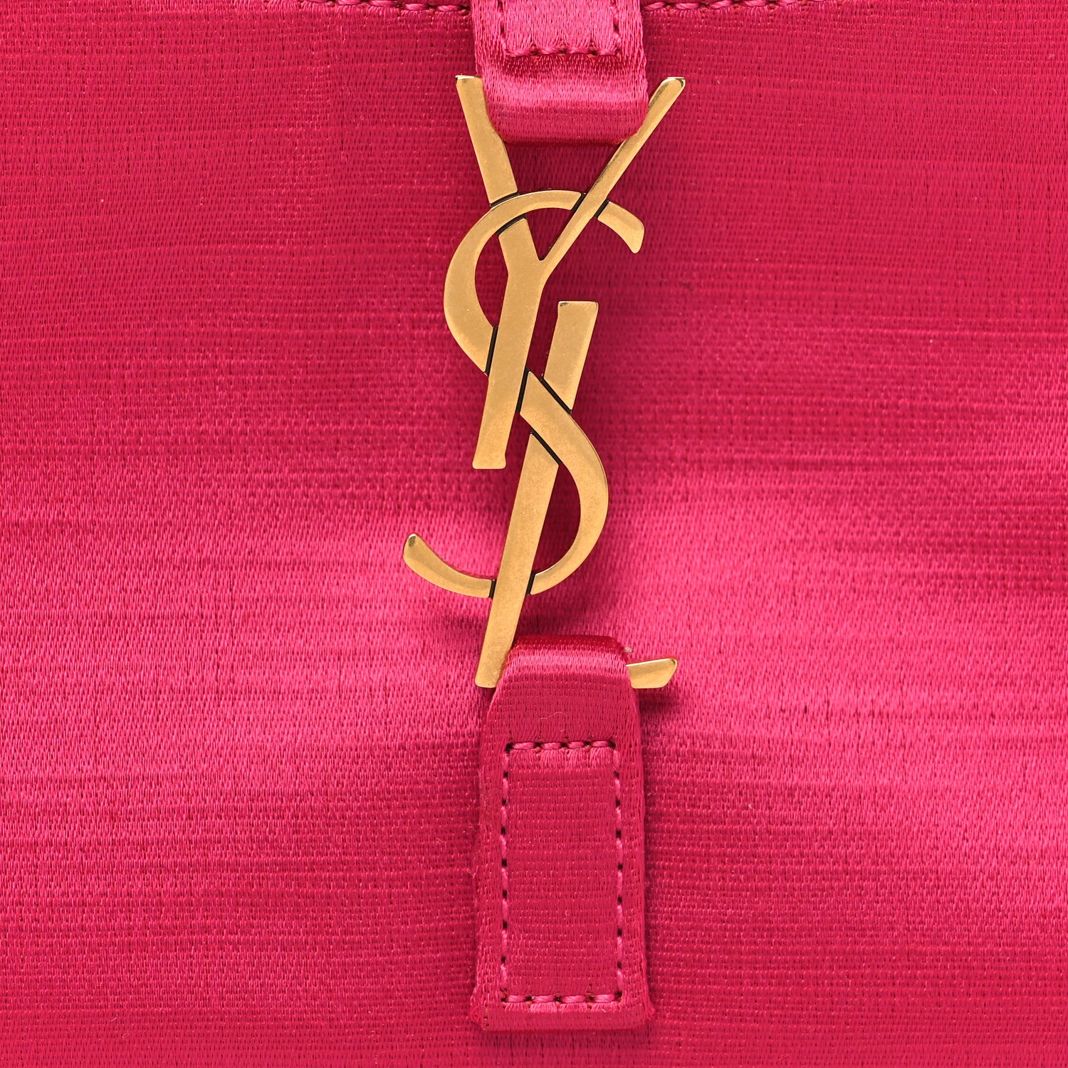 Saint Laurent Satin Le 5 A 7 Mini Hobo Guava Pink 8 of 13