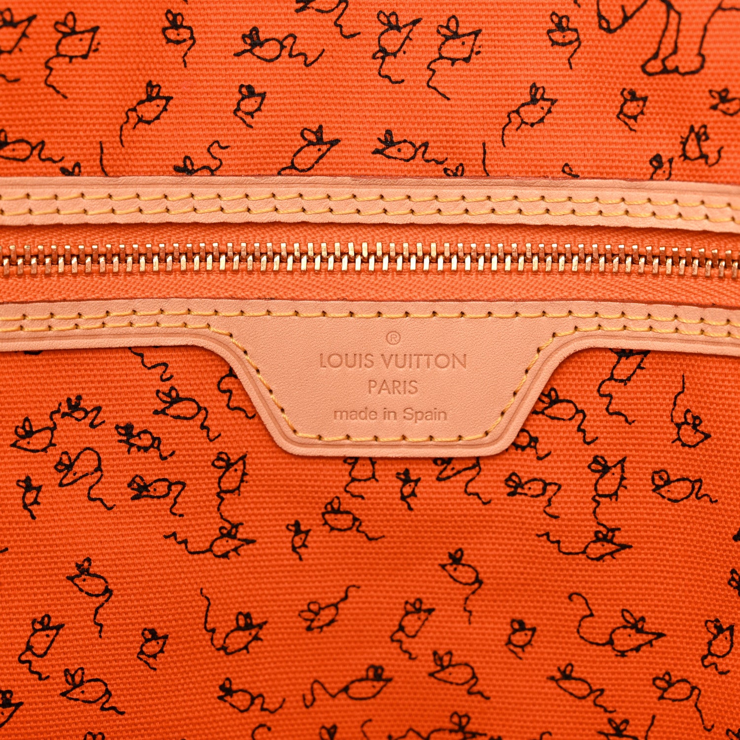 Louis Vuitton Catogram Neverfull MM Marron 7 of 12