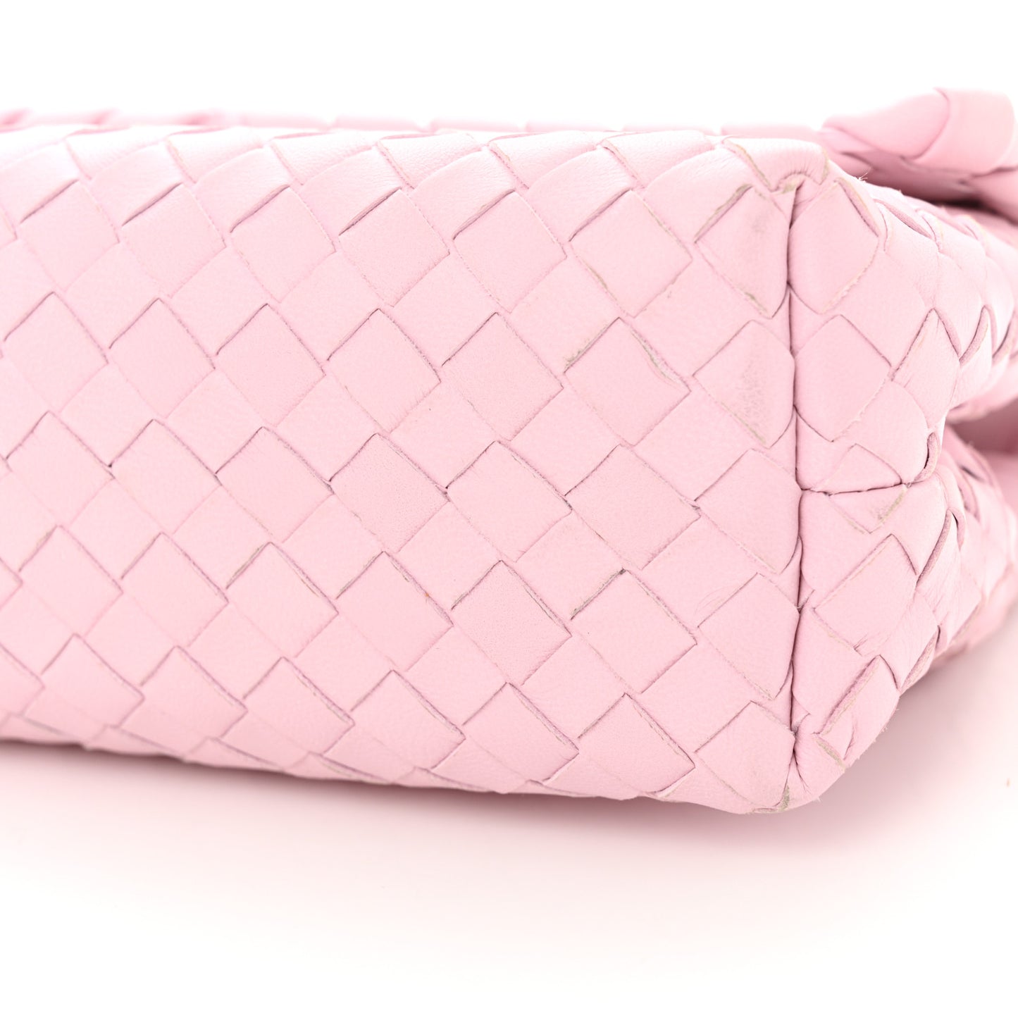 Nappa Intrecciato Baby Olimpia Shoulder Bag Dragee