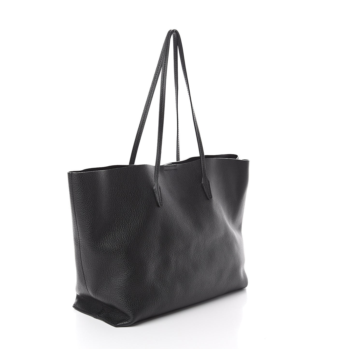 Grained Calfskin Palazzo Medusa Tote Black