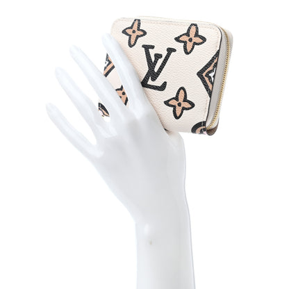Louis Vuitton Monogram Giant Wild At Heart Zippy Coin Purse Creme 2 of 6