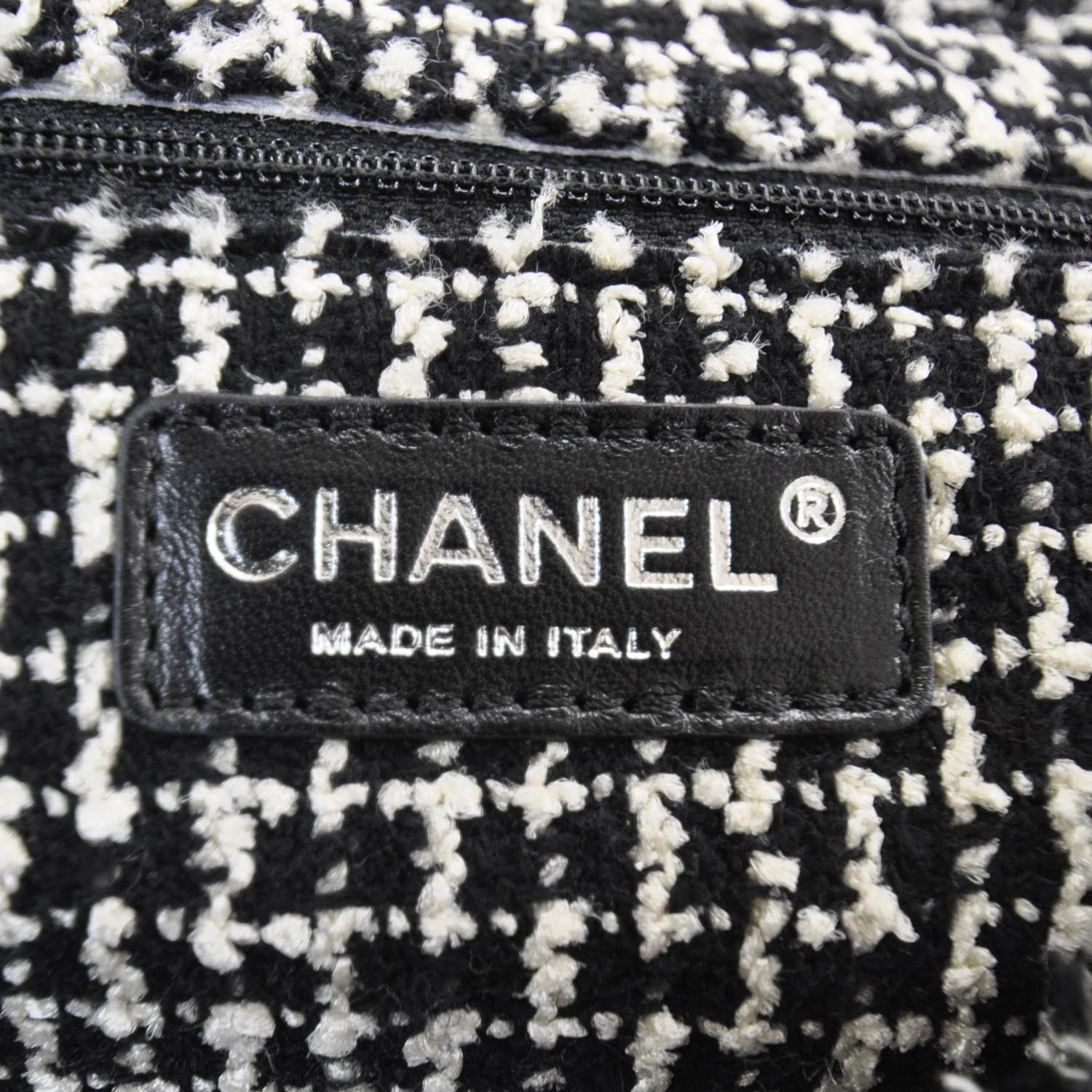 Chanel Lambskin Tweedy Flap Bag 7 of 8
