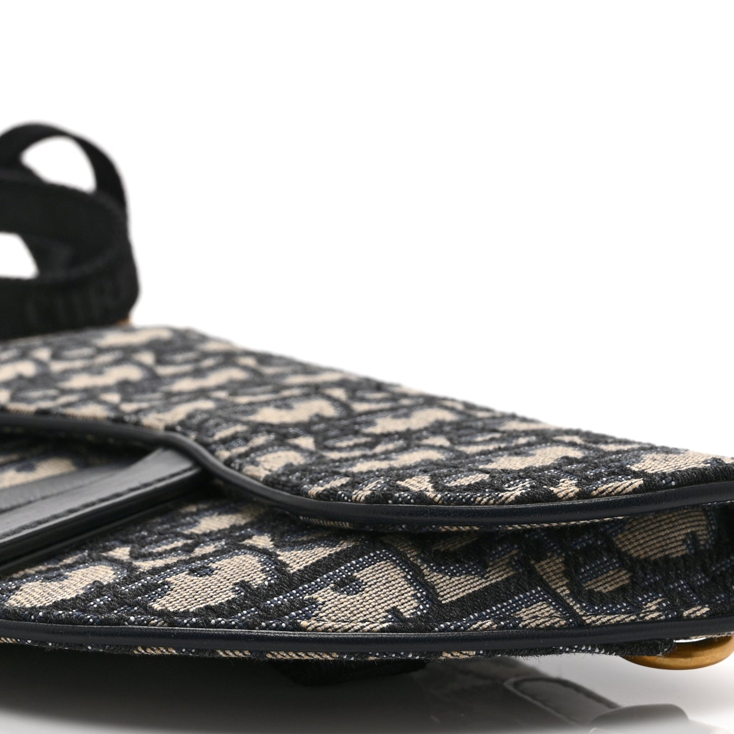 Oblique Saddle Belt Pouch Blue