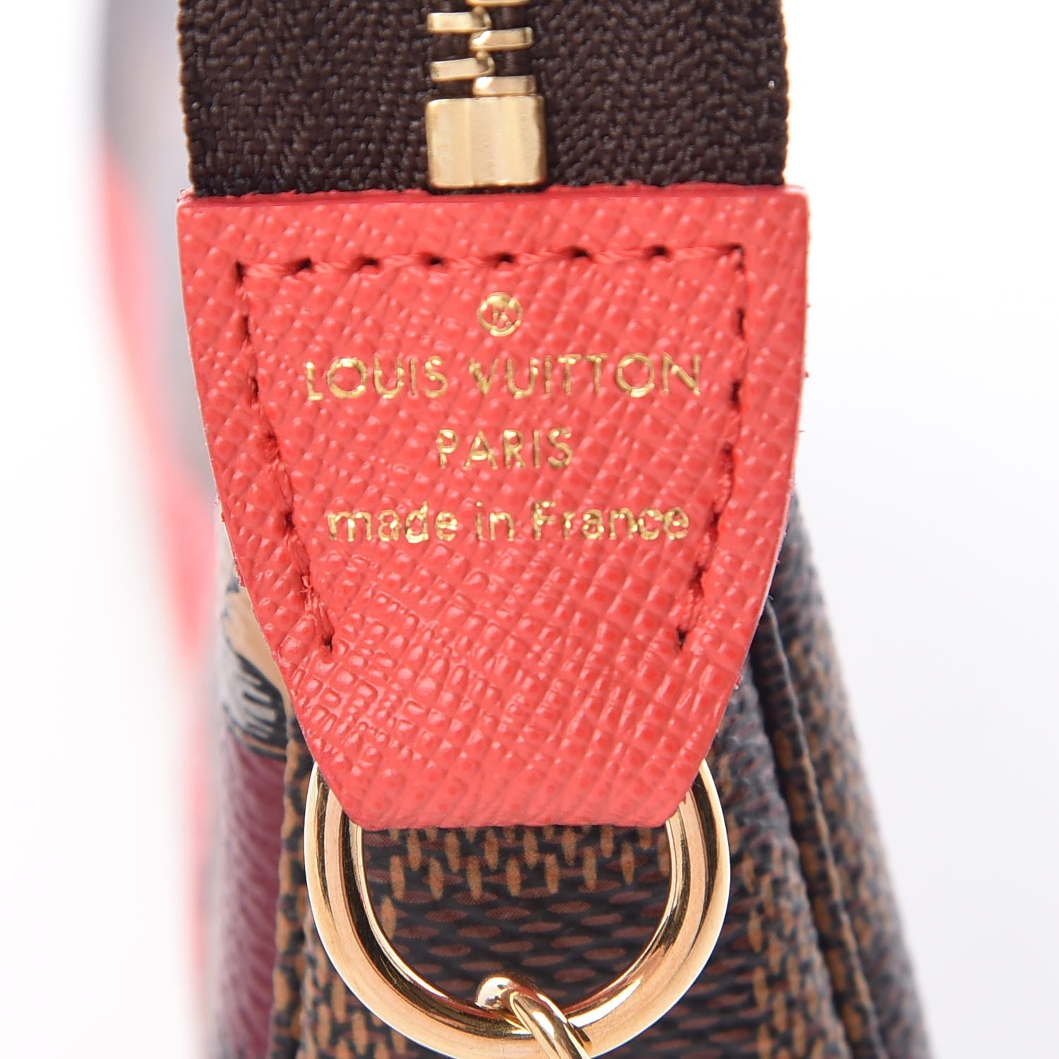 Louis Vuitton Damier Ebene 2015 Christmas Animation Mini Pochette Accessories 6 of 8