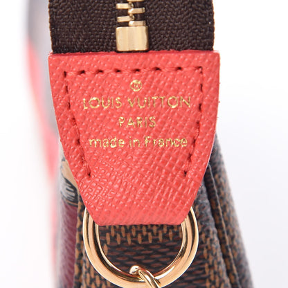 Louis Vuitton Damier Ebene 2015 Christmas Animation Mini Pochette Accessories 6 of 8