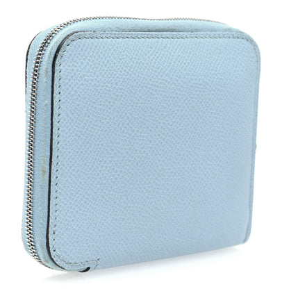 Hermes Epsom Silk'In Compact Wallet Celeste 3 of 9