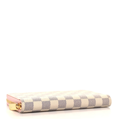 Louis Vuitton Damier Azur Zippy Wallet Rose Ballerine 4 of 6