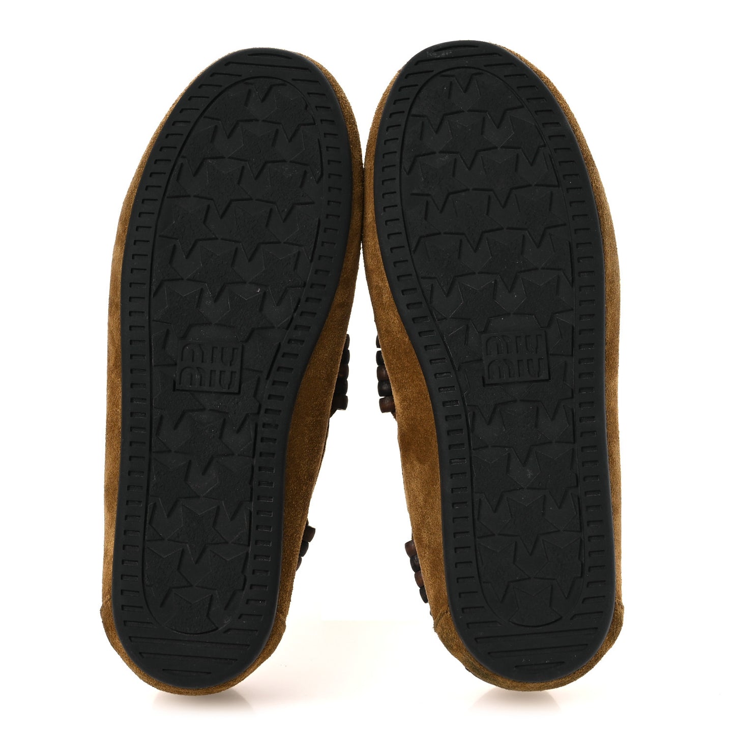 Suede Tassel Loafers 39 Olive Green