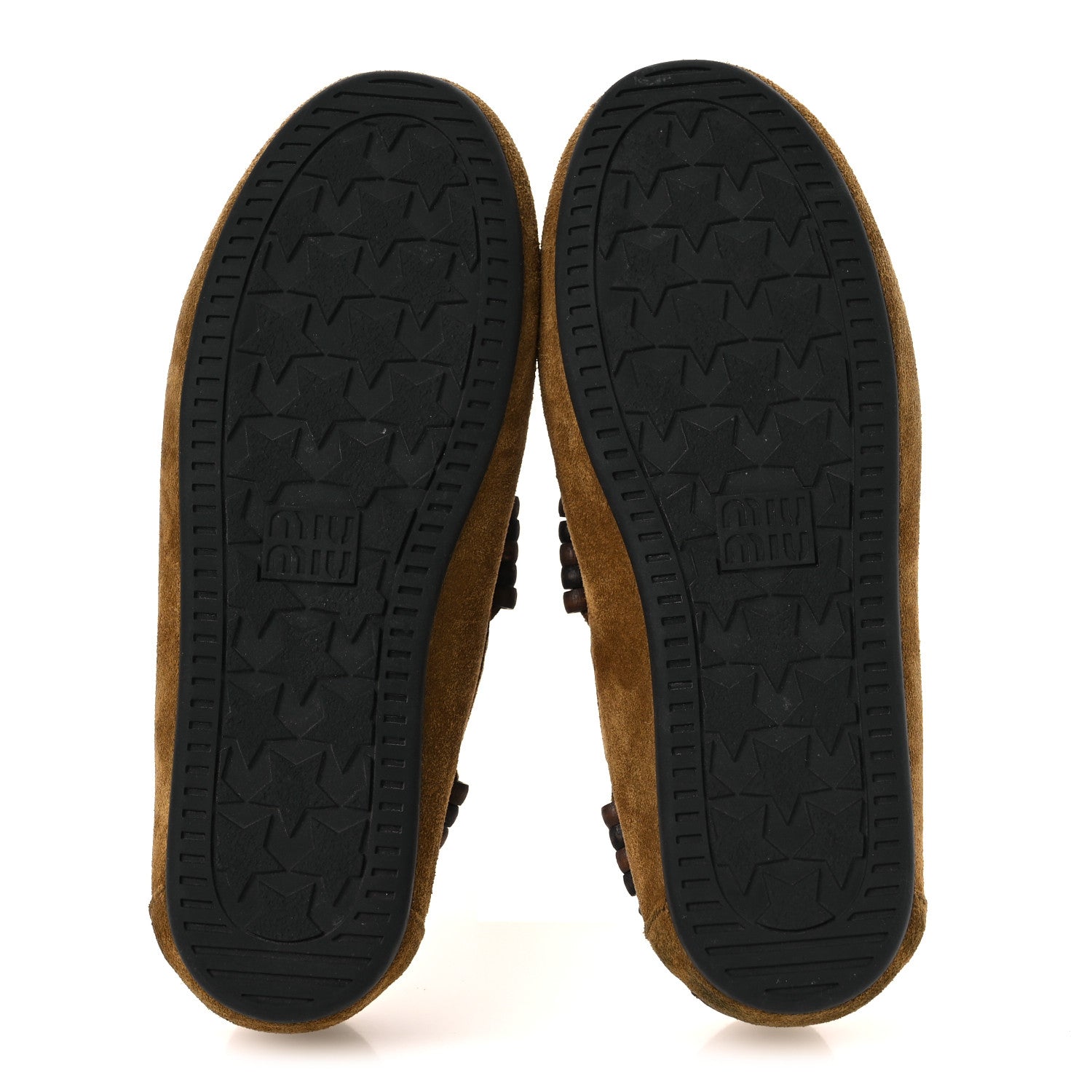 Miu Miu Suede Tassel Loafers 39 Olive Green 8 of 12