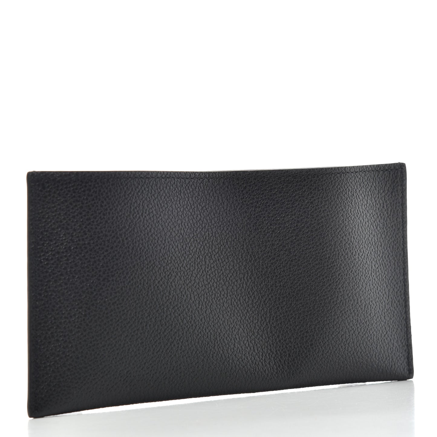 Calfskin Felicie Chain Wallet Card Holder Insert Black