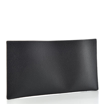Louis Vuitton Calfskin Felicie Chain Wallet Card Holder Insert Black 3 of 6