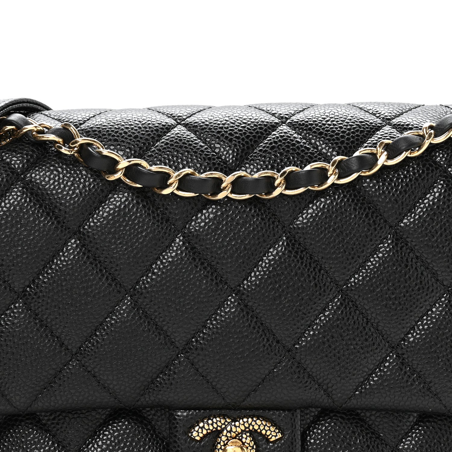 Chanel Grained Lambskin Quilted Small Flap Black 7 of 10