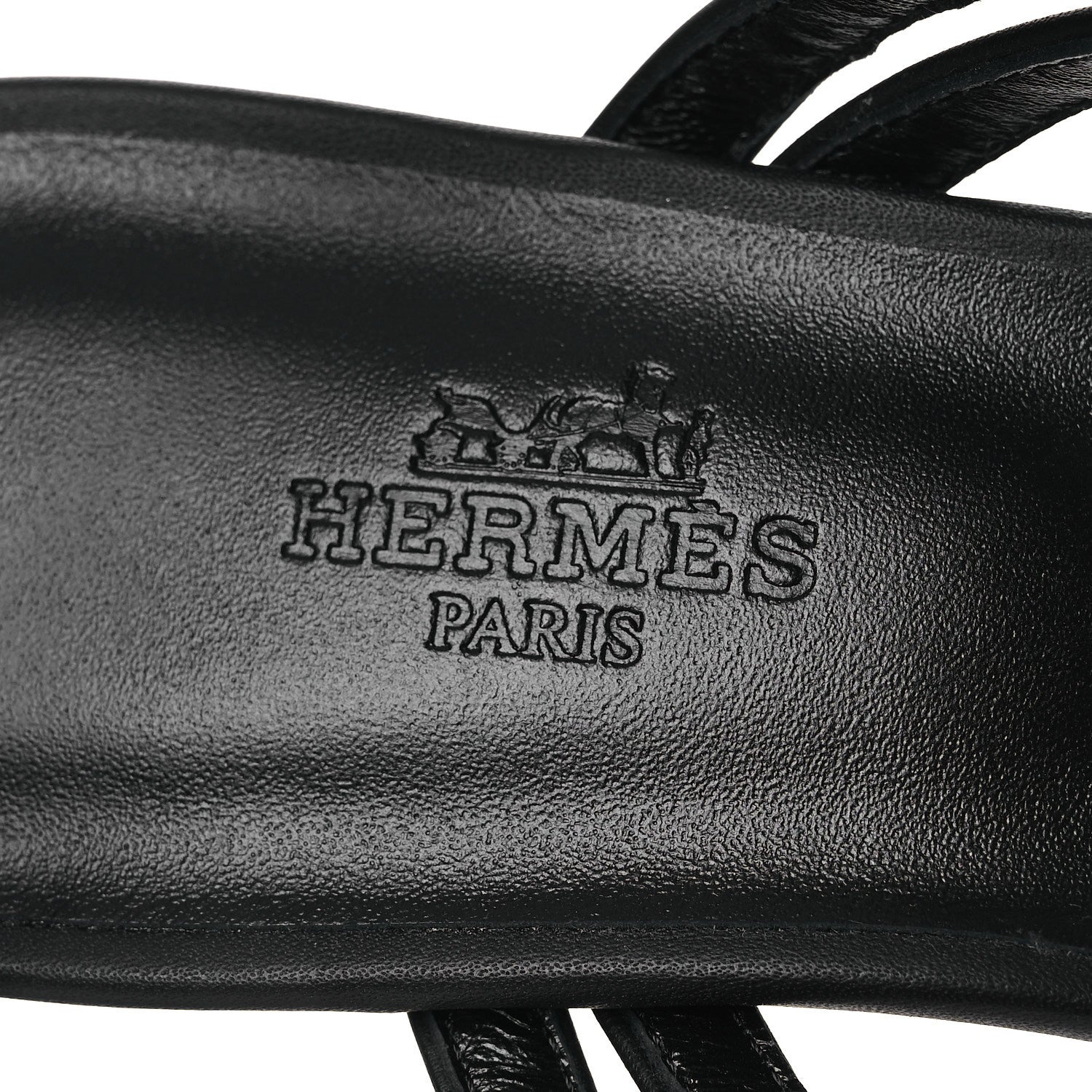Hermes Calfskin Muse 40 Sandal 37 Black 9 of 13