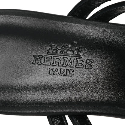 Hermes Calfskin Muse 40 Sandal 37 Black 9 of 13
