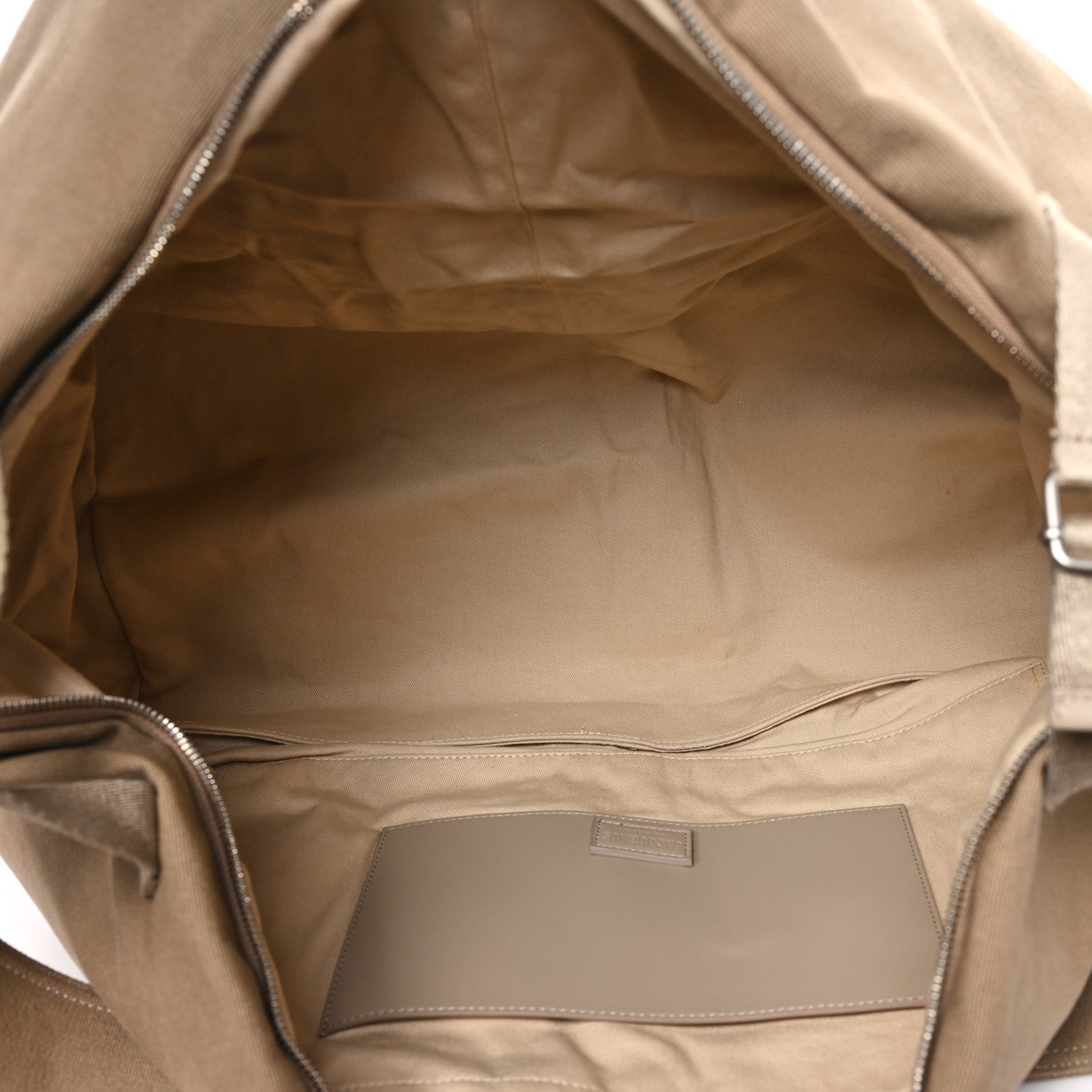 Jacquemus Canvas Le Sac A Linge Duffle Bag Beige 4 of 10