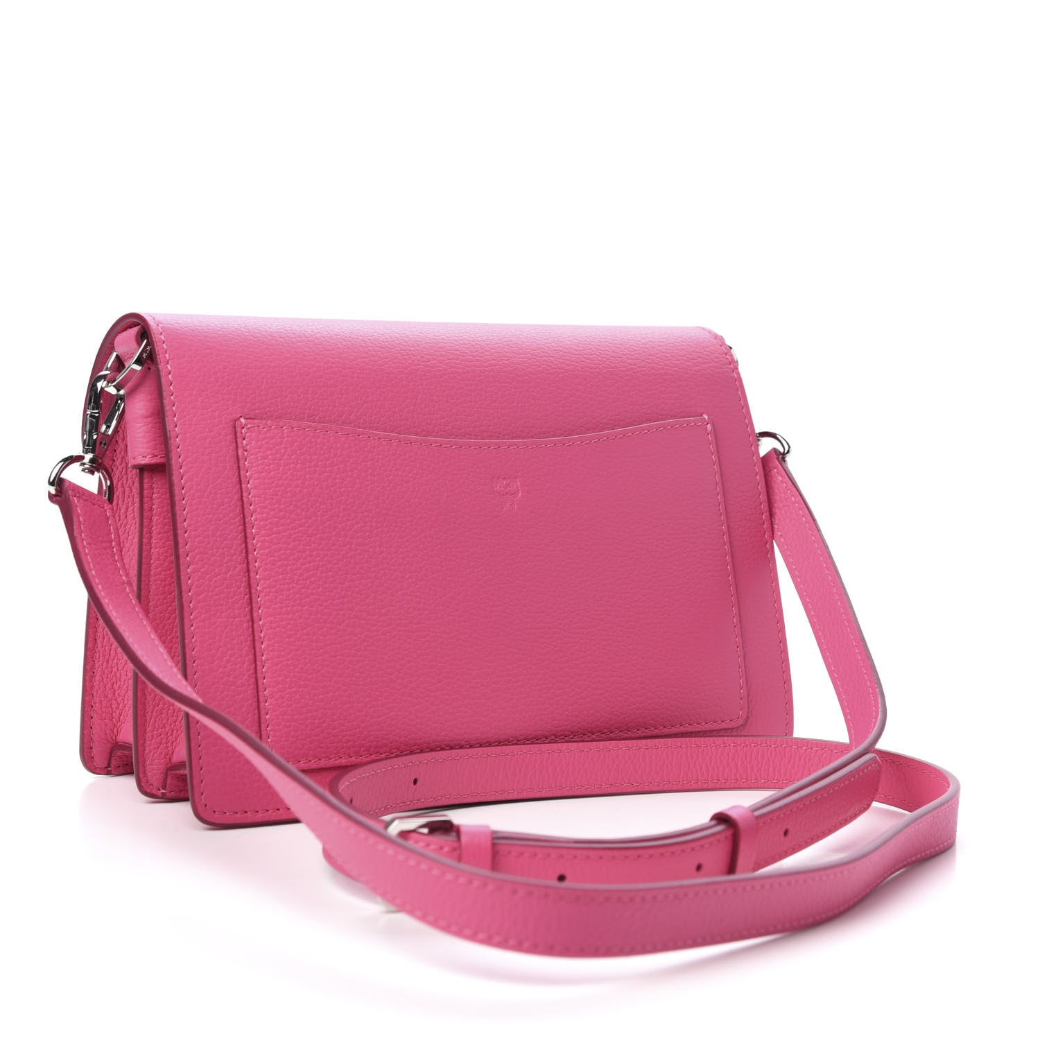 MCM Grained Calfskin Small Patricia Crossbody Sugar Pink 3 of 11