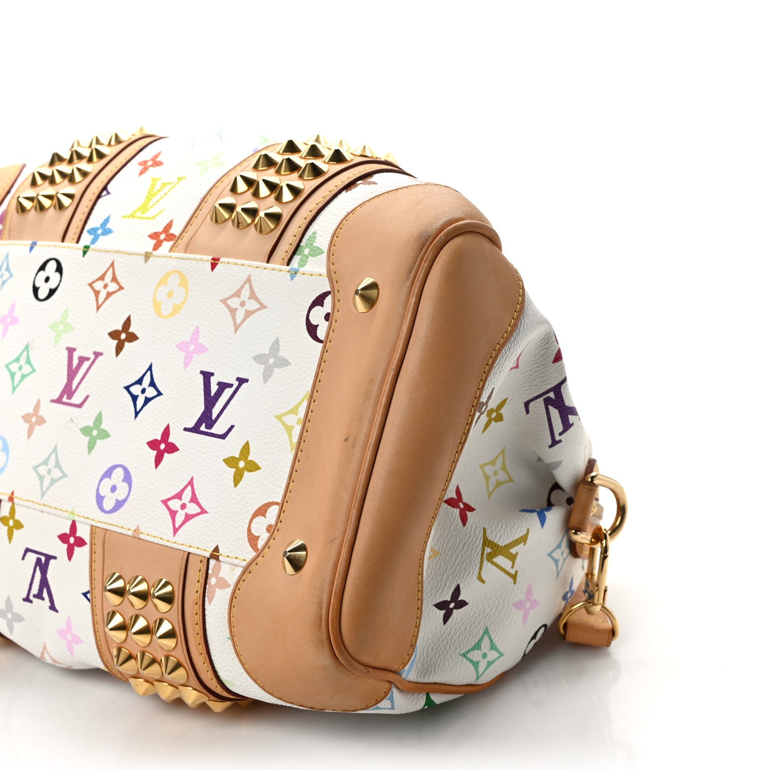 Louis Vuitton Monogram Multicolor Courtney MM White 8 of 10