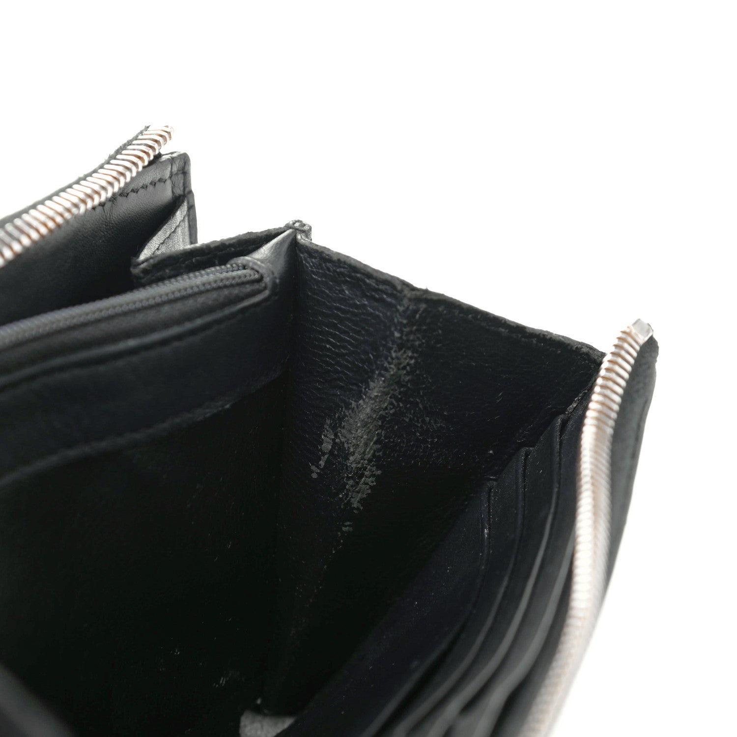 Saint Laurent Calfskin Classic Y Ligne Zip Around Wallet Black 8 of 9