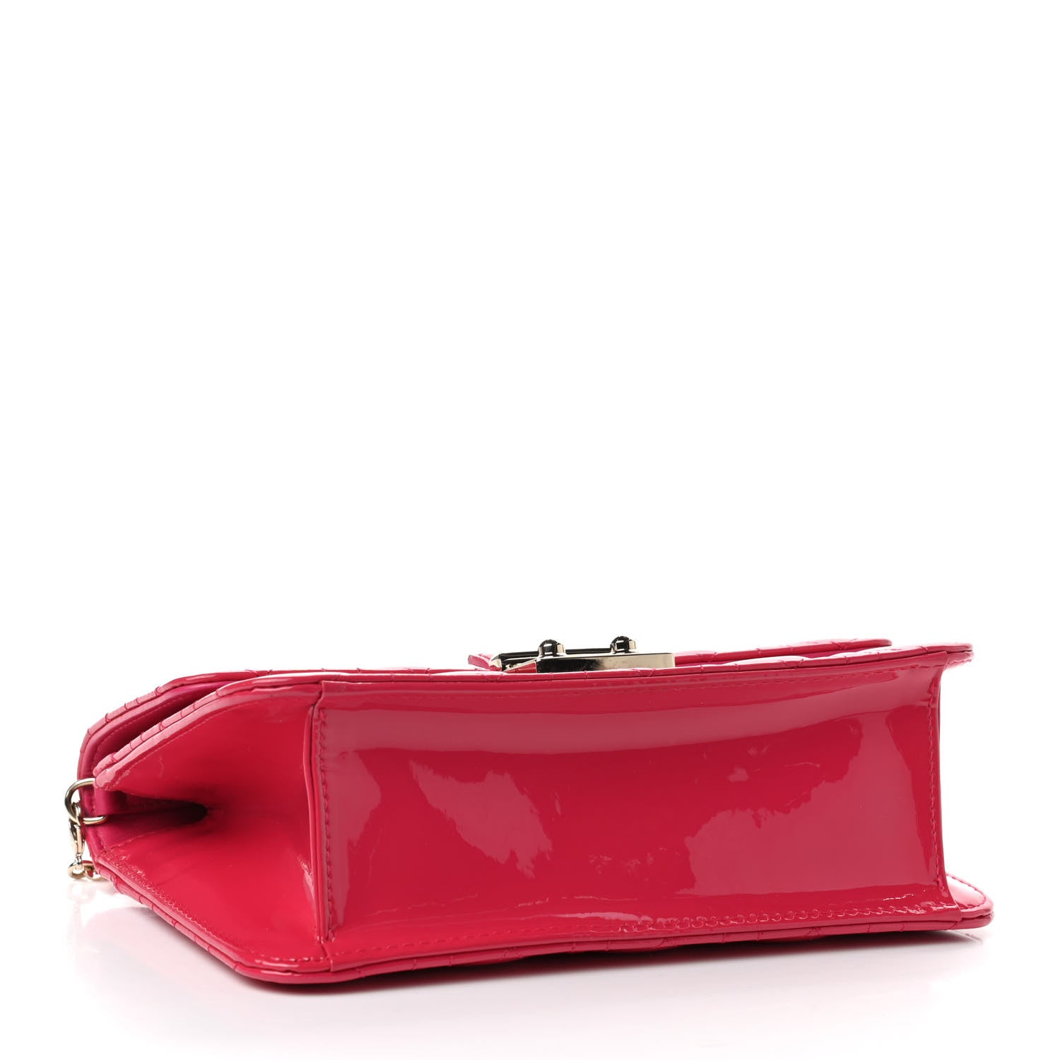 Christian Dior Patent Cannage Miss Dior Promenade Pouch Fuchsia 3 of 4