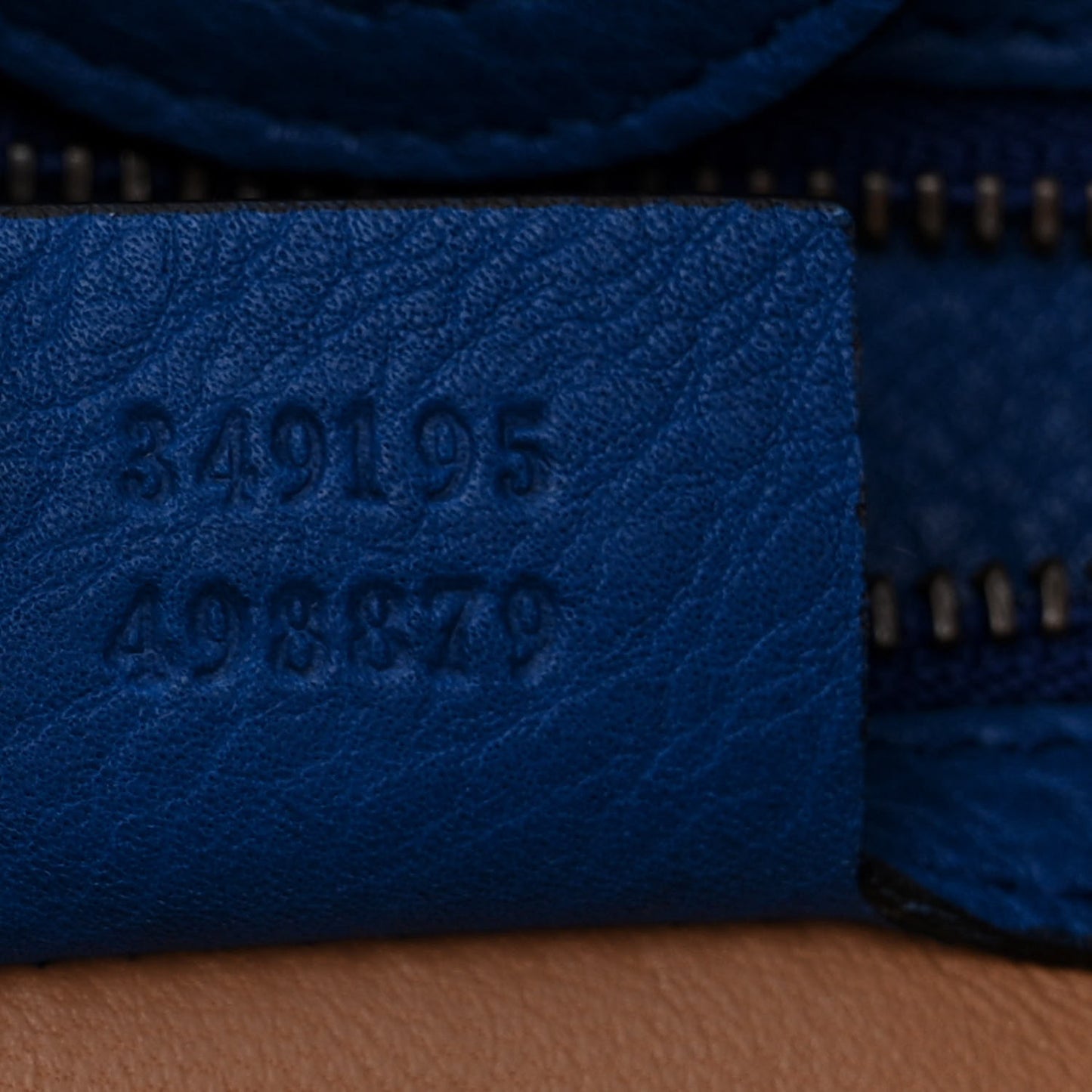 Suede Bamboo Fringe Small Shopper Tote Blue