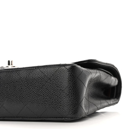 Chanel Caviar Quilted Medium Double Flap Black 10 of 11