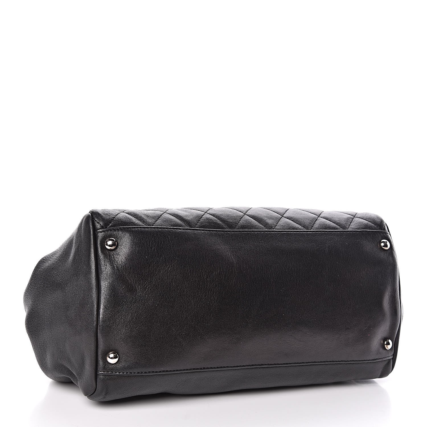 Chanel Lambskin Medium Single Accordion Flap Black 4 of 11