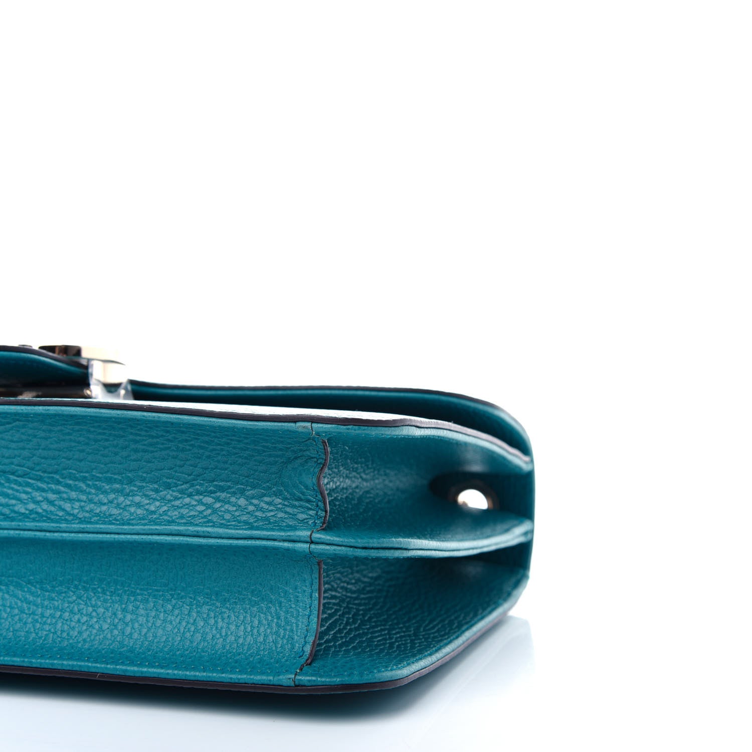 Gucci Dollar Calfskin Interlocking G Shoulder Bag Deep Cobalt 9 of 10