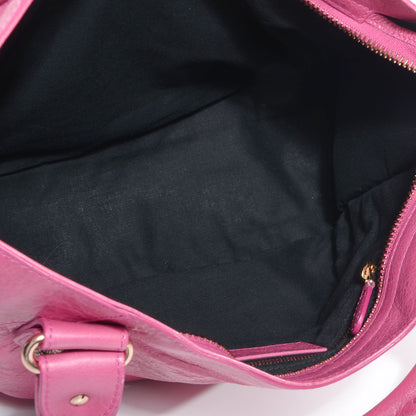 Balenciaga Agneau Giant 21 Rose Gold Hardware City Cyclamen Fucsia 5 of 10