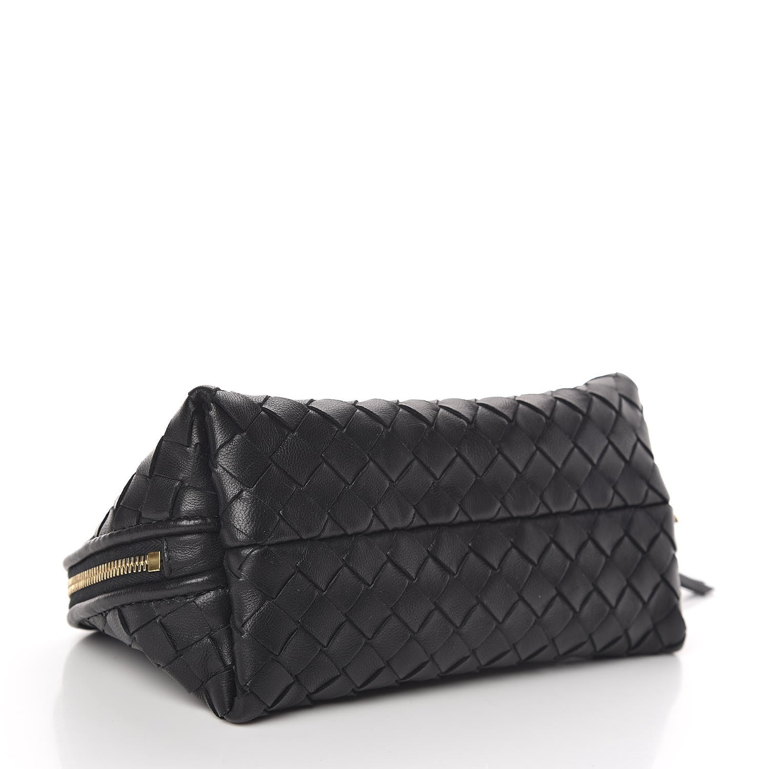 Bottega Veneta Nappa Intrecciato Cosmetic Case Black 4 of 8