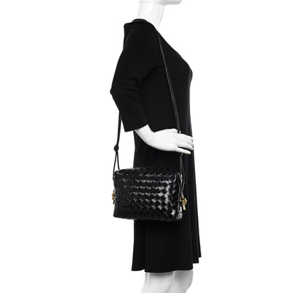 Bottega Veneta Polished Nappa Intrecciato Knot Small Loop Crossbody Bag Space 2 of 8
