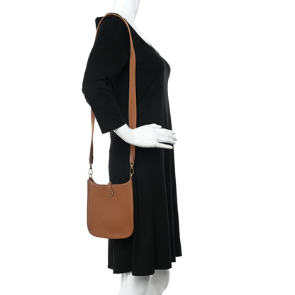 Hermes Taurillon Clemence Evelyne TPM Gold 2 of 11
