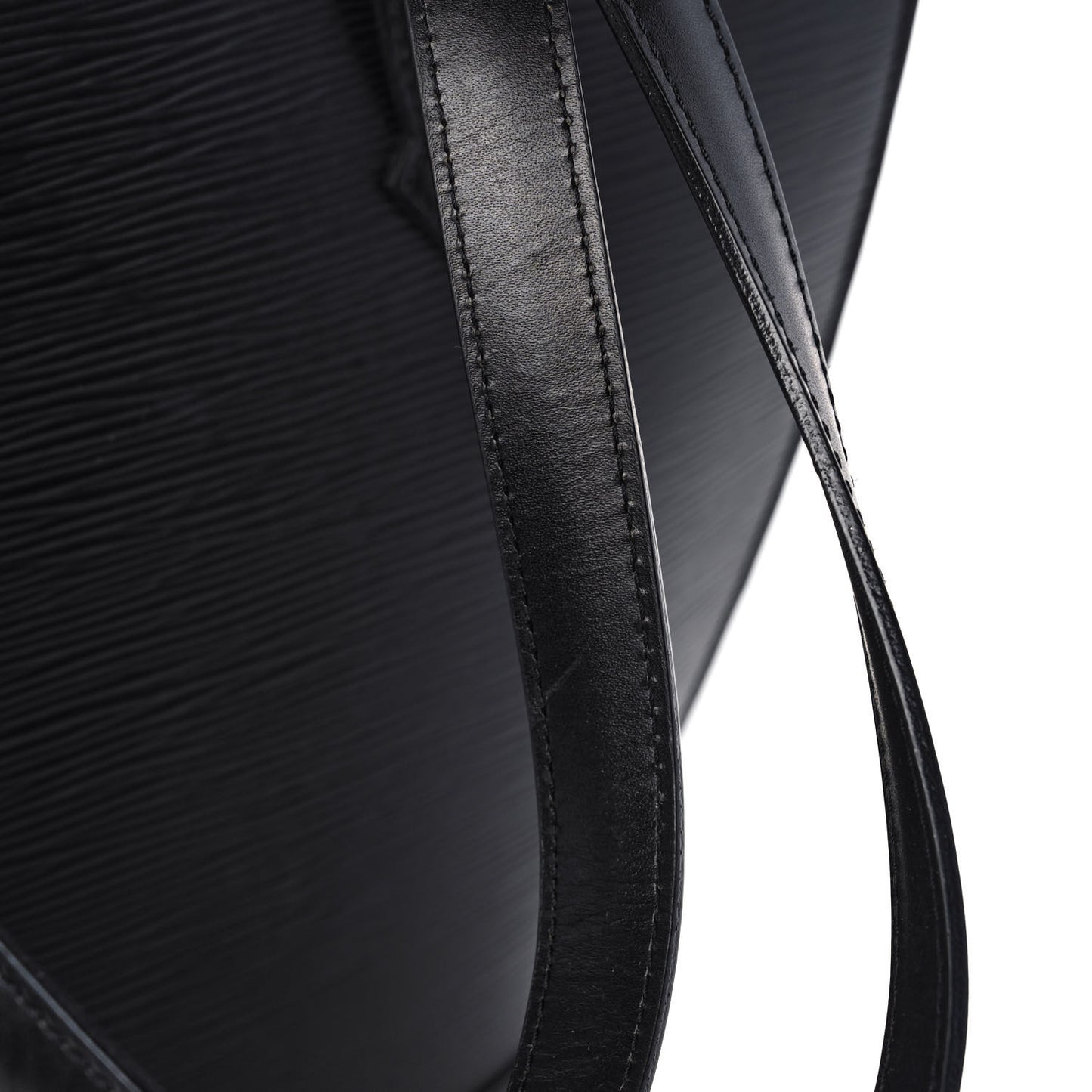 Epi Saint Jacques PM Long Straps Black