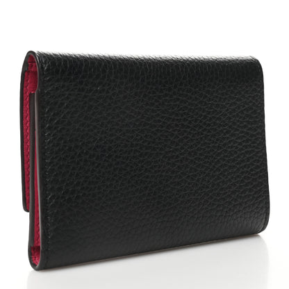 Louis Vuitton Taurillon Capucines Compact Wallet Black 3 of 11
