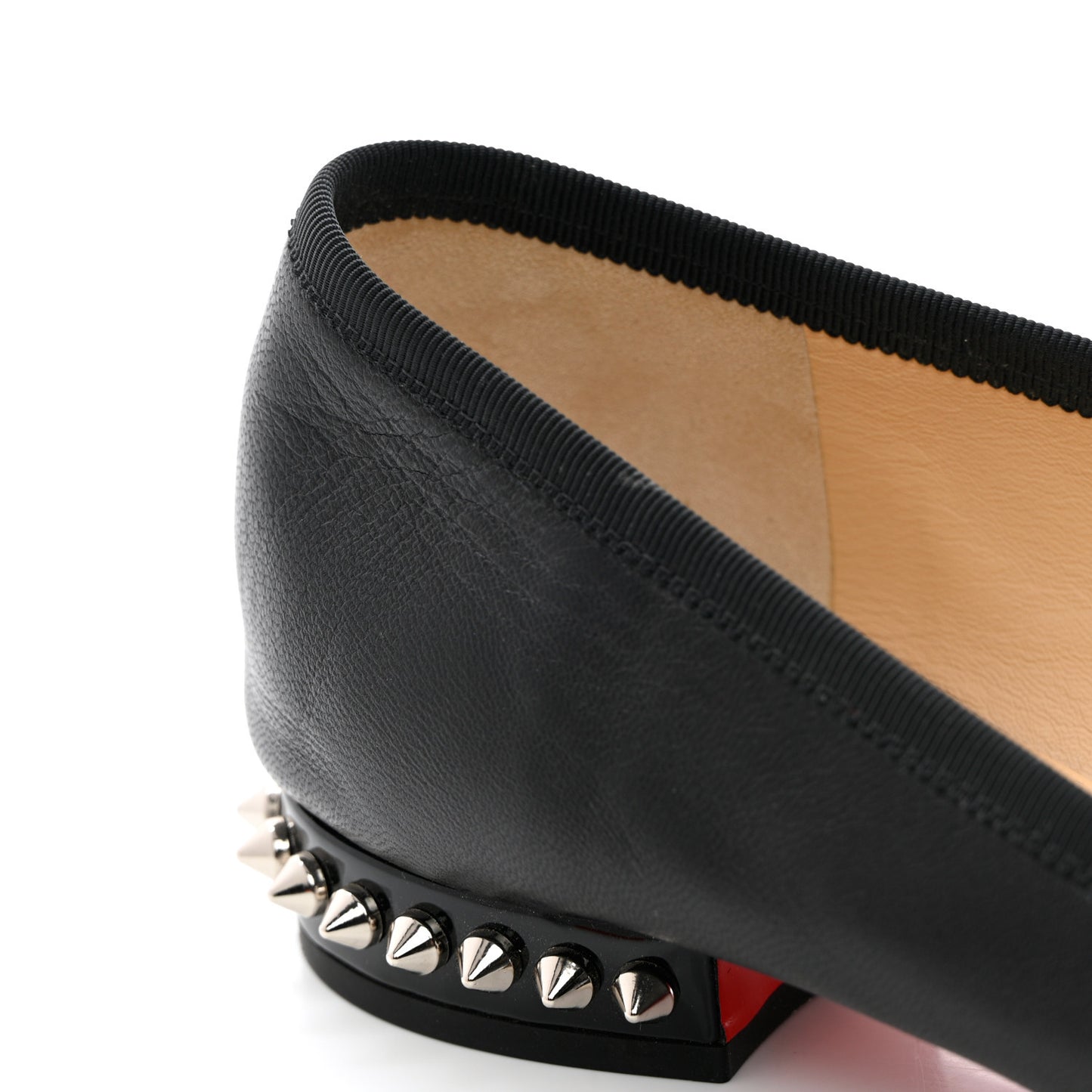 Shiny Nappa La Massine Flats 38 Black