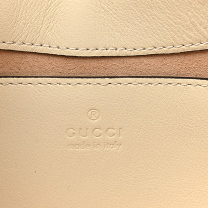 Gucci GG Supreme Monogram Calfskin Small Padlock Chain Shoulder Bag Beige Ebony Mystic White 6 of 11