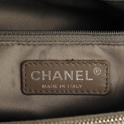 Chanel Caviar Quilted Grand Shopping Tote GST Light Grey 6 of 7