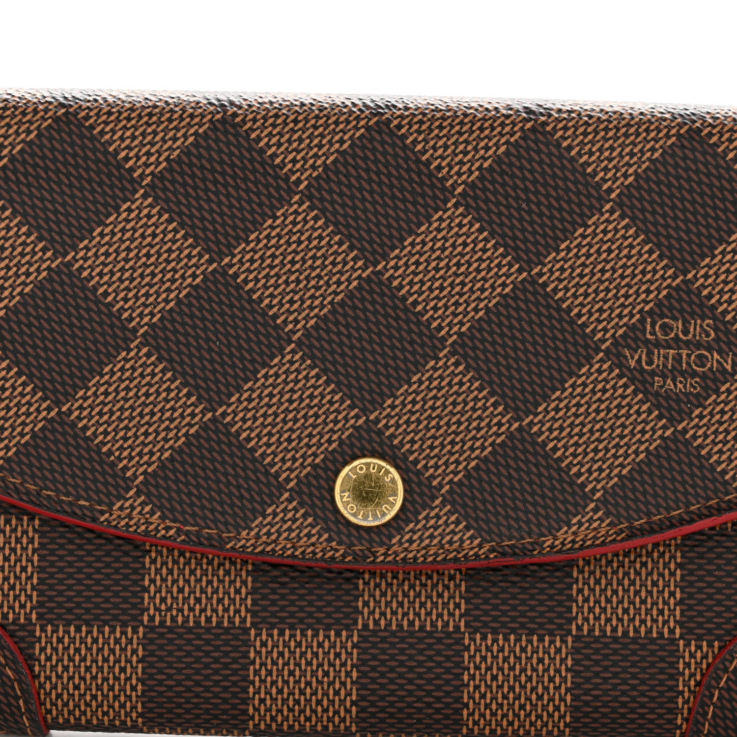VUITTONパリ　財布 Louis Vuitton Damier Ebene Caissa Wallet Cherry 1855897 – FASHIONPHILE