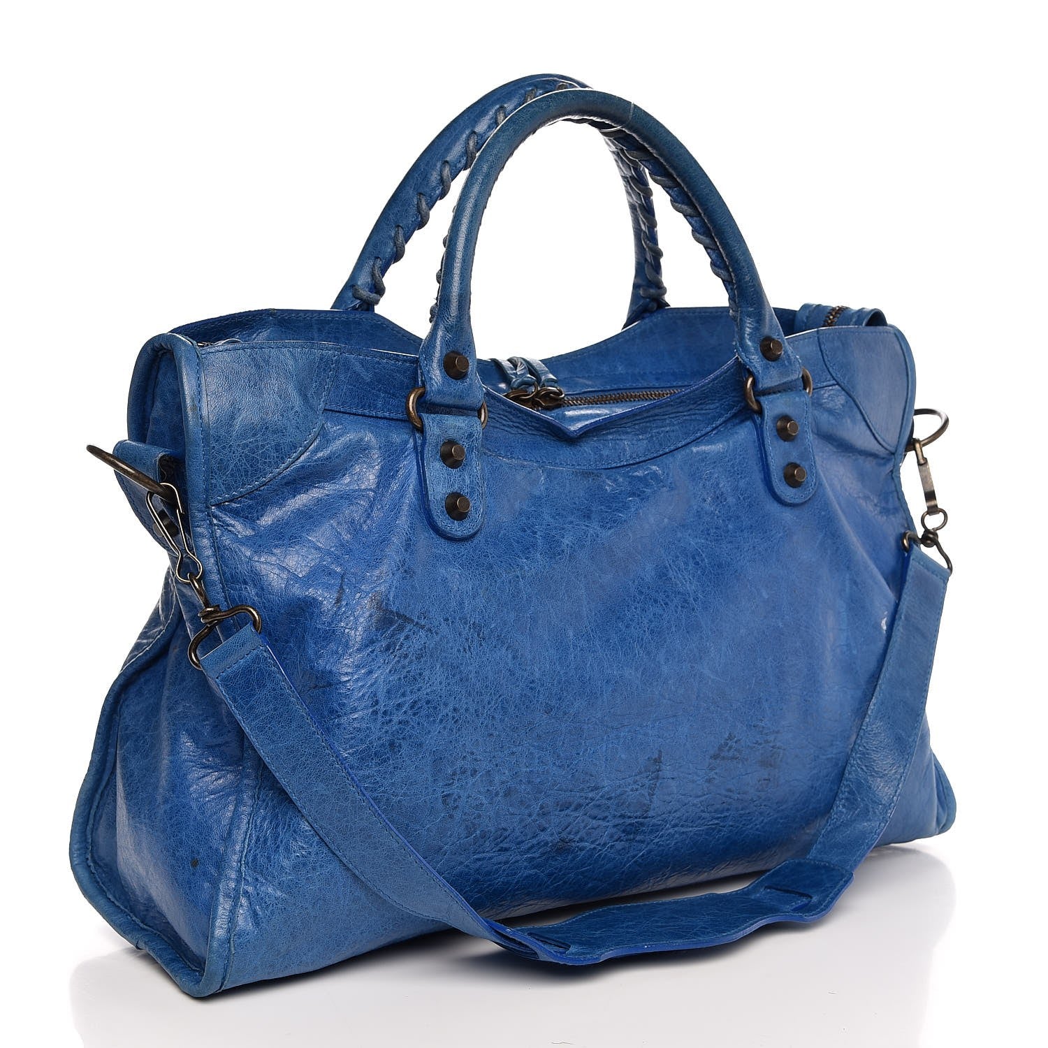 Balenciaga Agneau Classic Hardware City Blue 4 of 16
