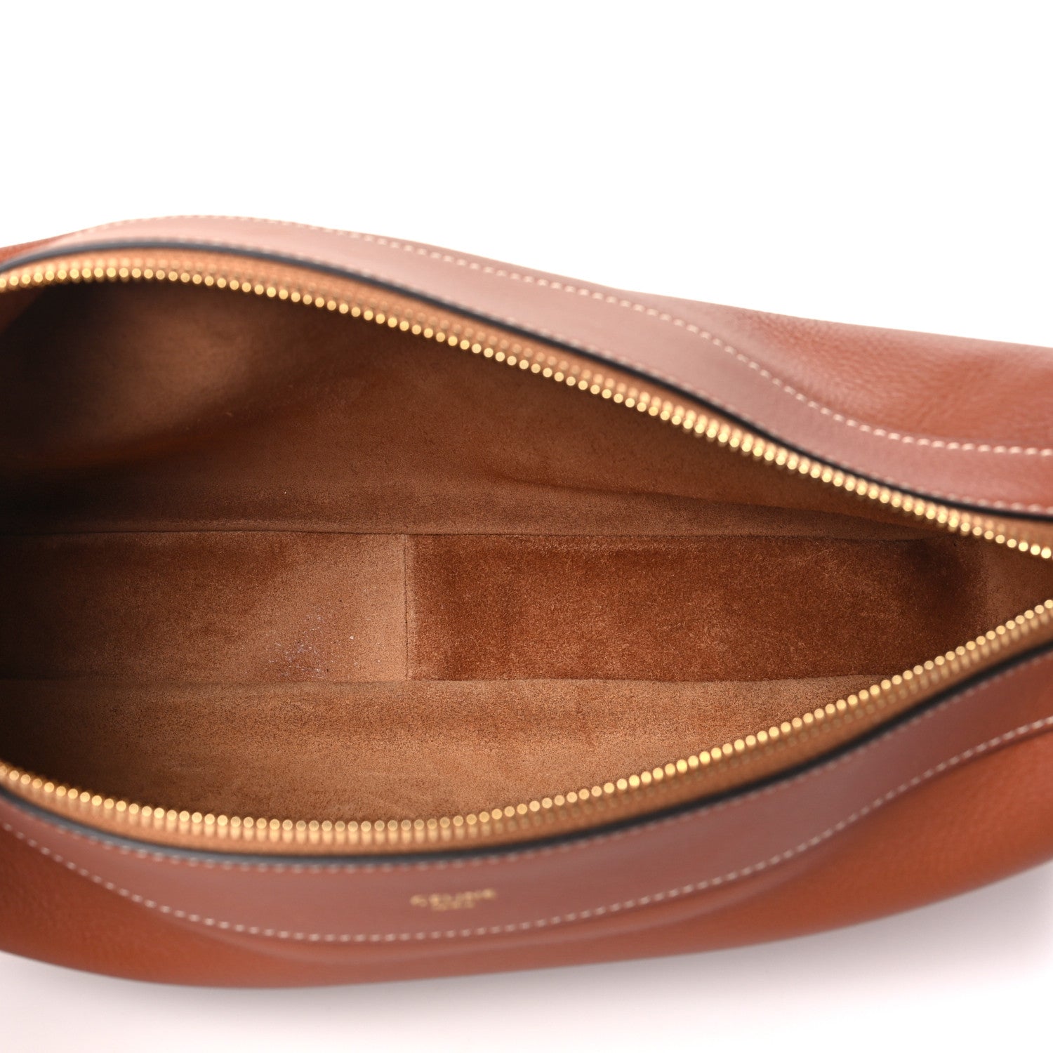 Celine Supple Calfskin Medium Romy Shoulder Bag Tan 5 of 10