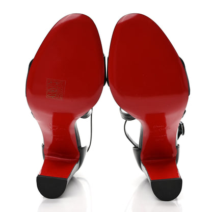 Christian Louboutin Nappa Loubi Bee Kid 85 Sandals 39.5 Black 5 of 8