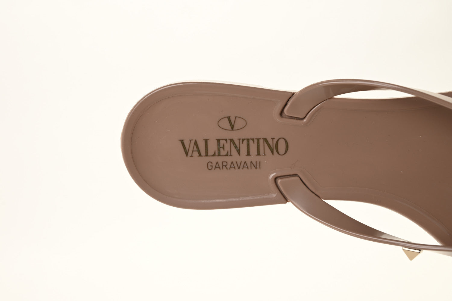 Valentino Garavani PVC Jelly Rockstud Bow Thong Sandals 41 Poudre 14 of 14